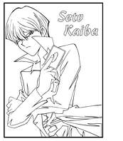 coloriage yugioh seto kaiba